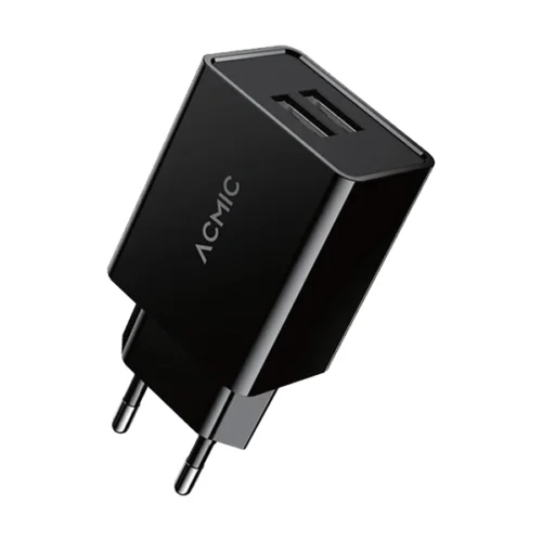 Acmic CWC02 Dual USB Power Adapter Charger 12W