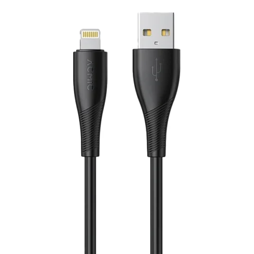Acmic Dayline CML100 Kabel Data Fast Charging USB A to Lightning - Black
