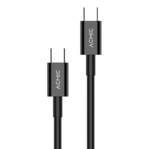 acmic_pdc100e_blk_1 Acmic Dayline CML100 Kabel Data Fast Charging USB A to Lightning - Black