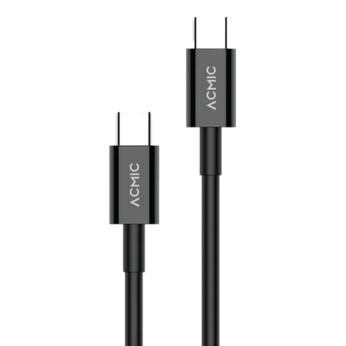 Acmic PDC100e Power Delivery (PD) Cable USB C to C 1m - Black