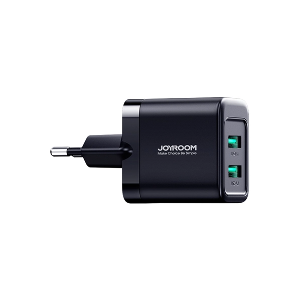 joyroom_tcn01_adapter_charger_dual_usb_2_4a_black_2 JOYROOM TCN01 Adapter Charger Dual USB 2.4A - Black
